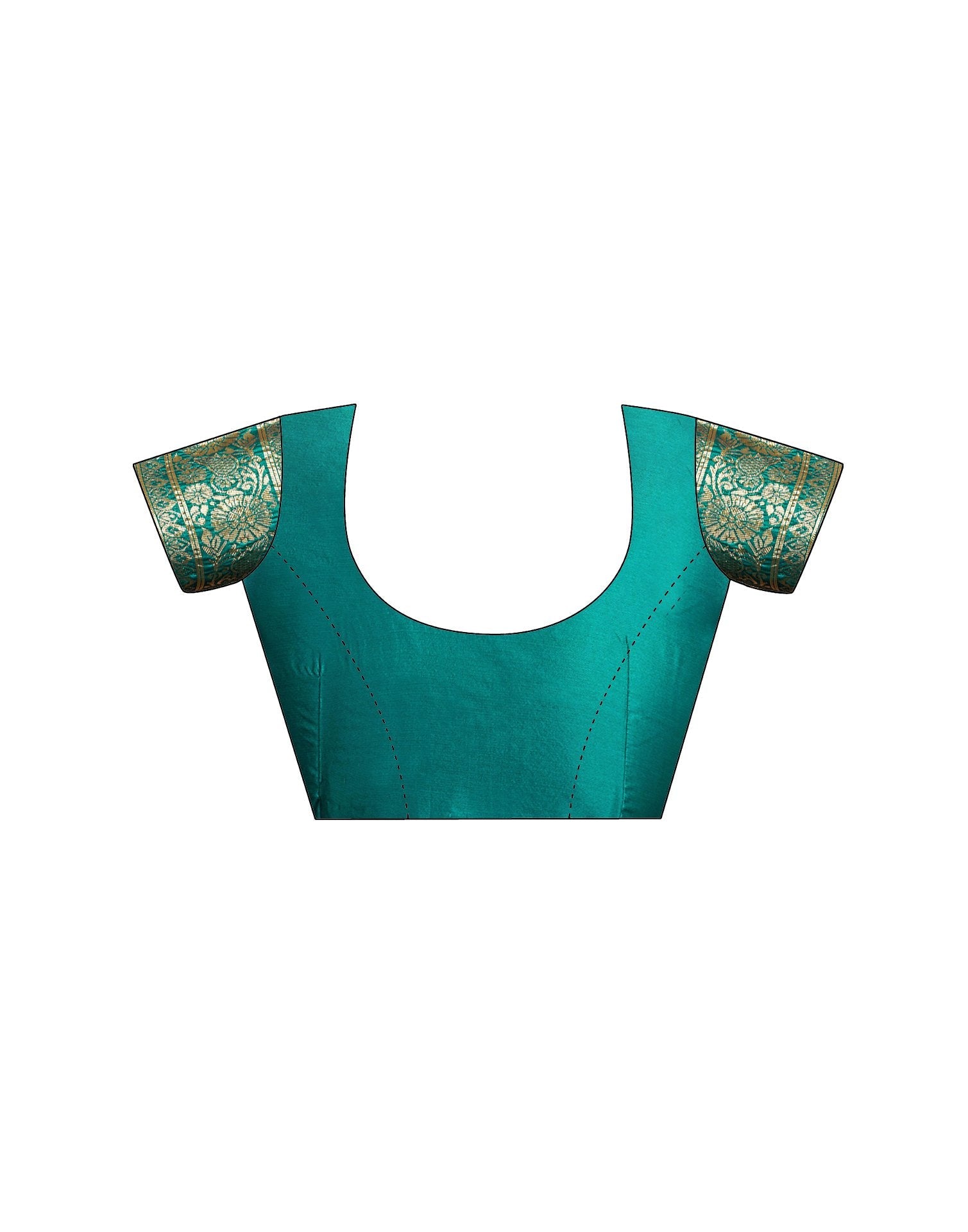 Green Silk Woven Banarasi Saree