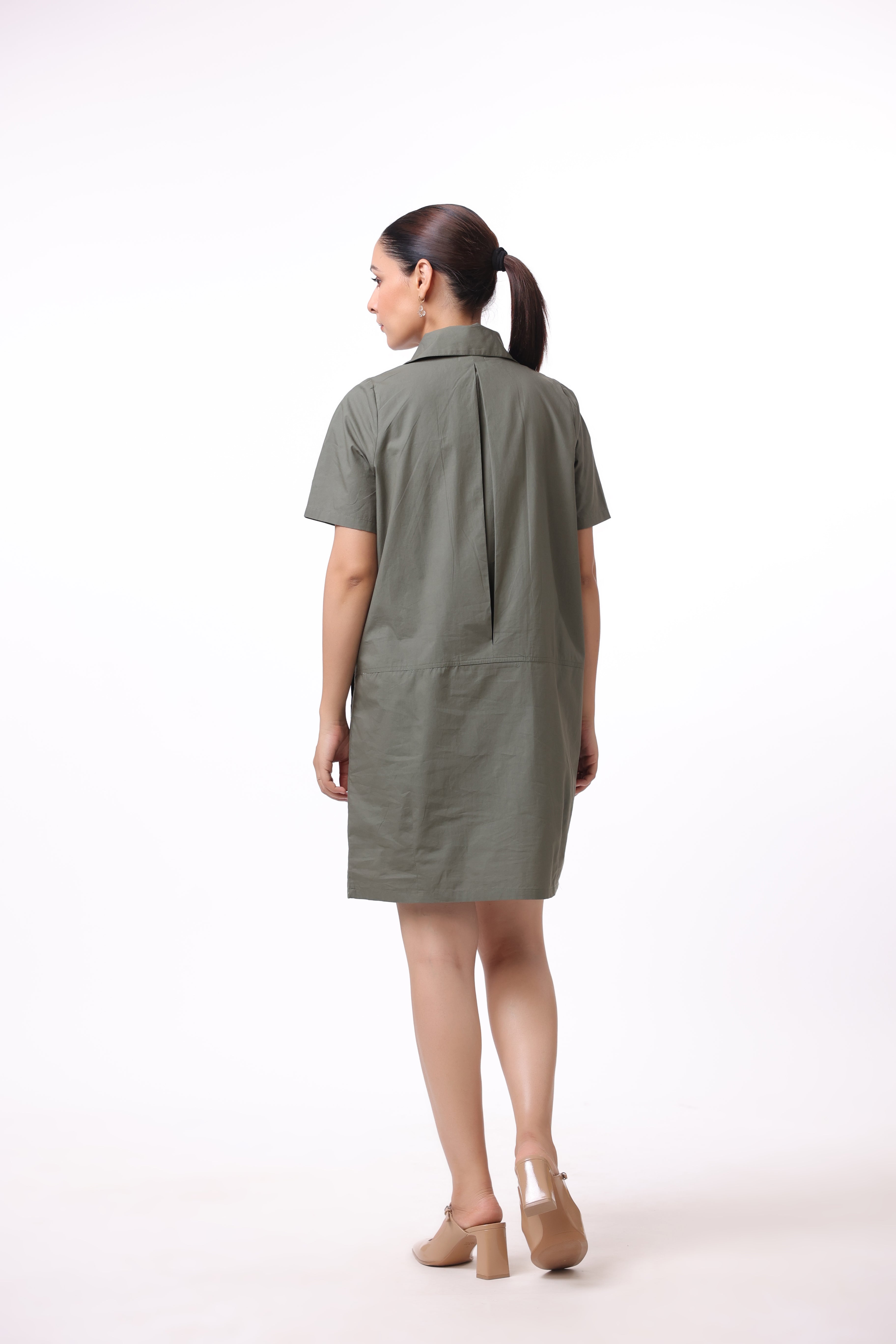 Women’s Green Cotton Dress